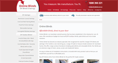 Desktop Screenshot of onlineblinds.com.au